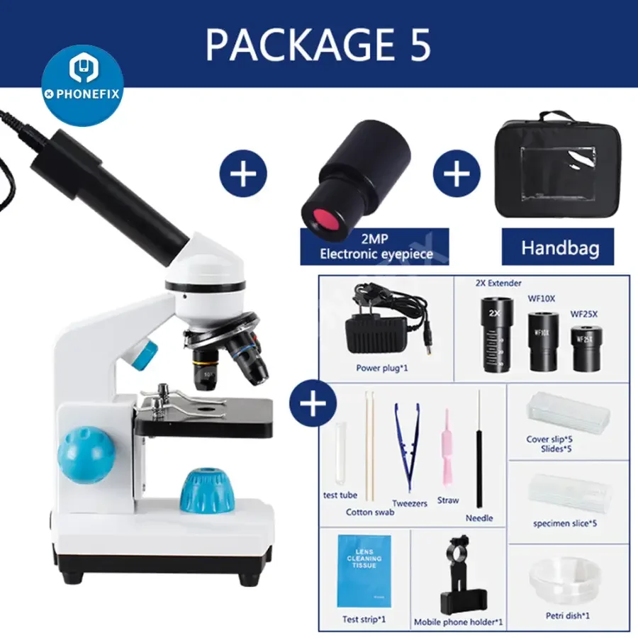 2000x Zoom Biological HD Microscope For Student Laboratory Education - Image 14