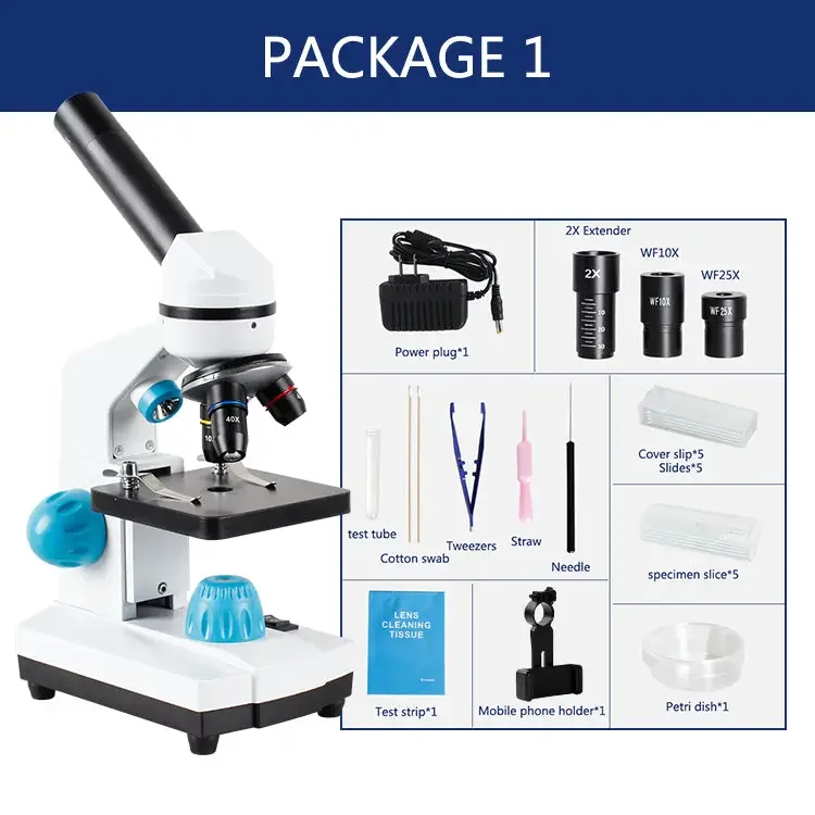 2000x Zoom Biological HD Microscope For Student Laboratory Education - Image 19