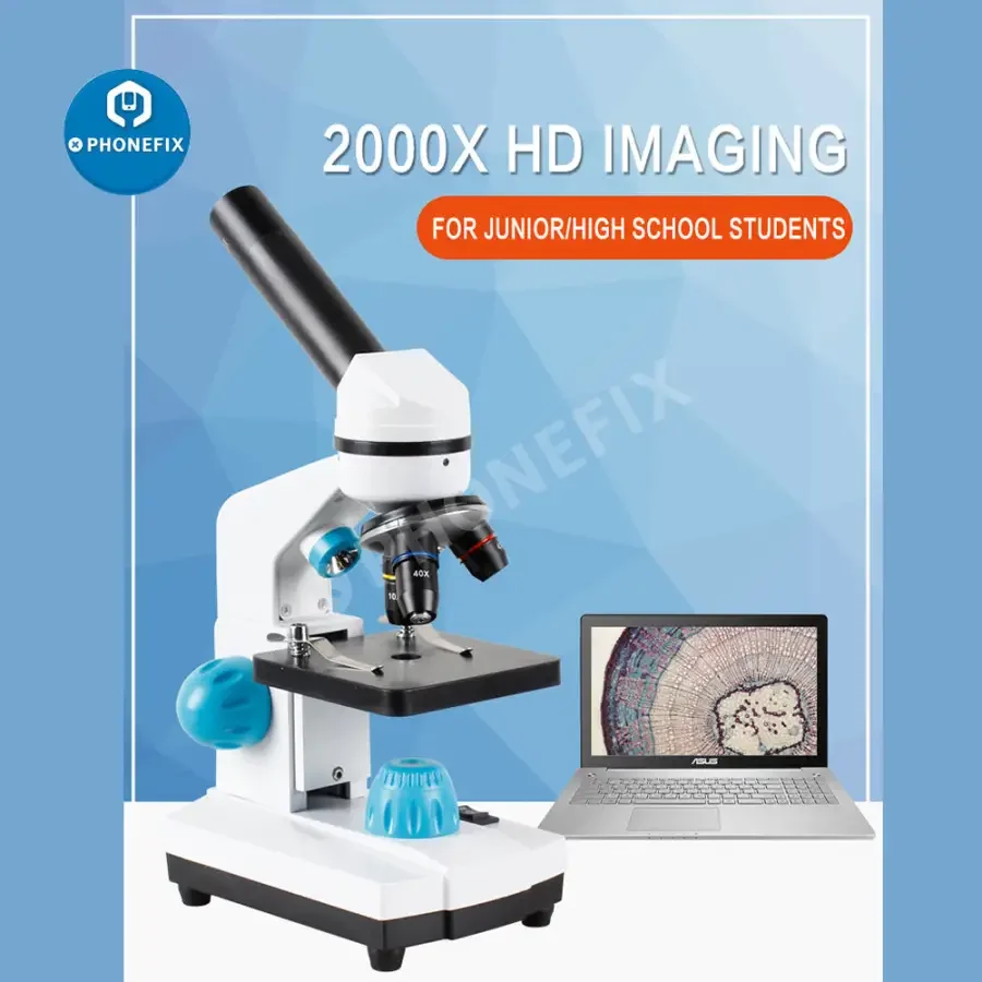 2000x Zoom Biological HD Microscope For Student Laboratory Education - Image 5