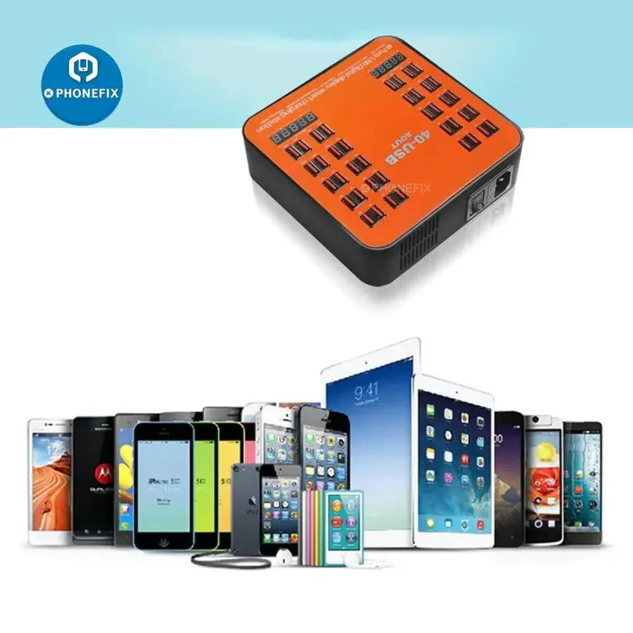 200W USB Power Station 40-USB Multiple-ports Charger Socket - Image 2