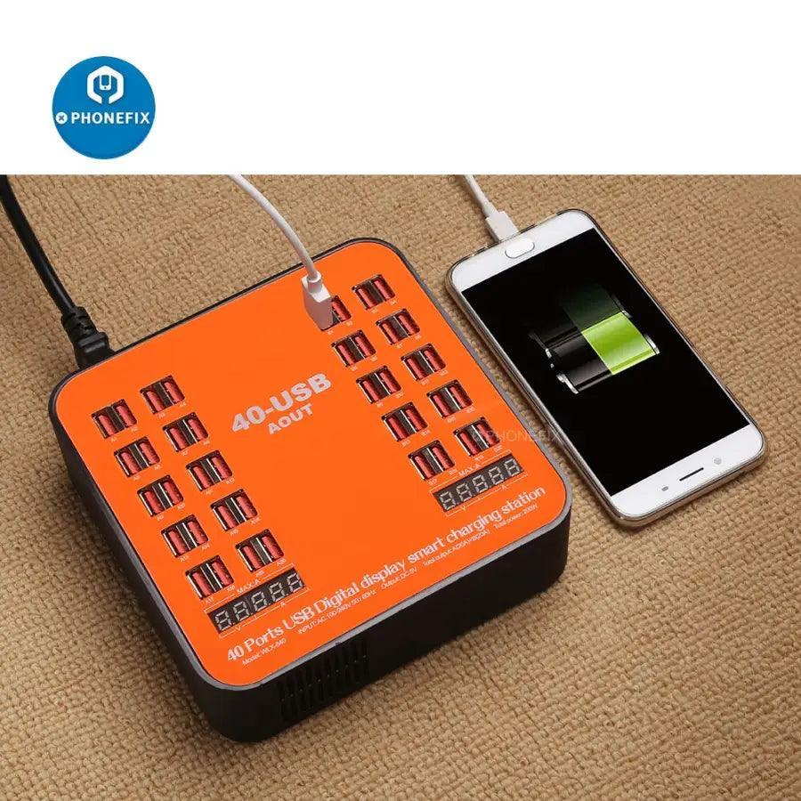 200W USB Power Station 40-USB Multiple-ports Charger Socket - Image 3