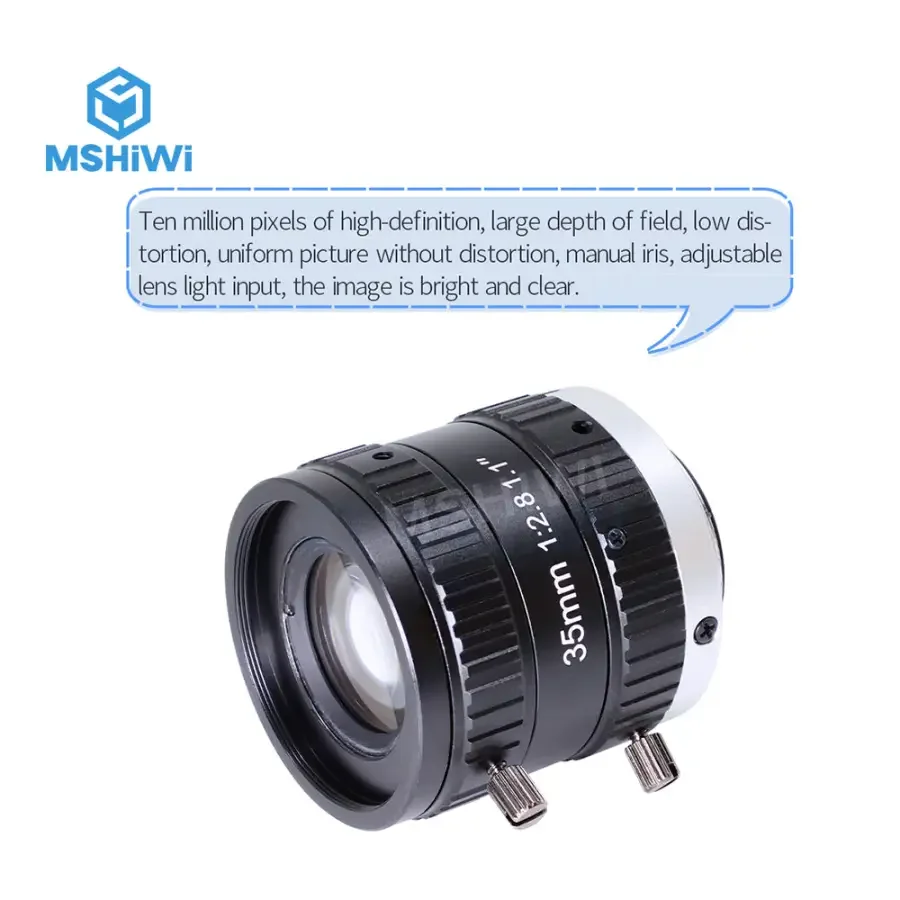 20MP C-mount 35mm Prime Lens 1.1" F2.8 Aperture ITS Camera Lens - Image 7