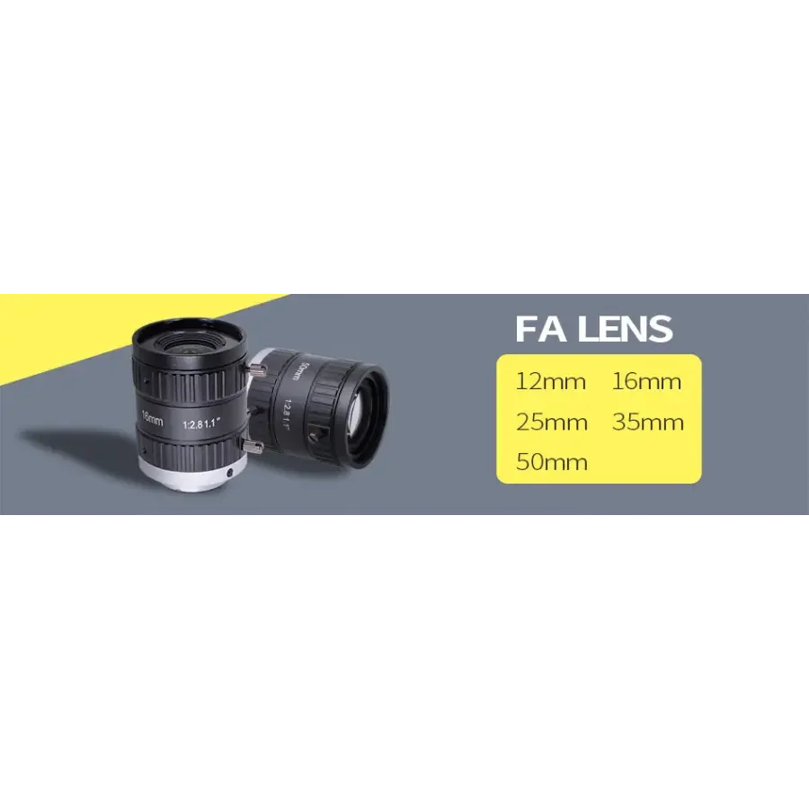 20MP C-mount 35mm Prime Lens 1.1" F2.8 Aperture ITS Camera Lens - Image 9