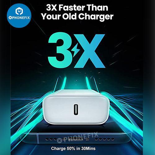 20/30W Type-C Fast Wall Charger For Apple Watch iPhone iPad Airpods - Image 3