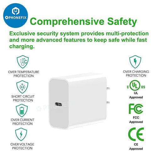 20/30W Type-C Fast Wall Charger For Apple Watch iPhone iPad Airpods - Image 4