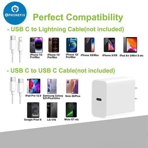 20/30W Type-C Fast Wall Charger For Apple Watch iPhone iPad Airpods - Image 7