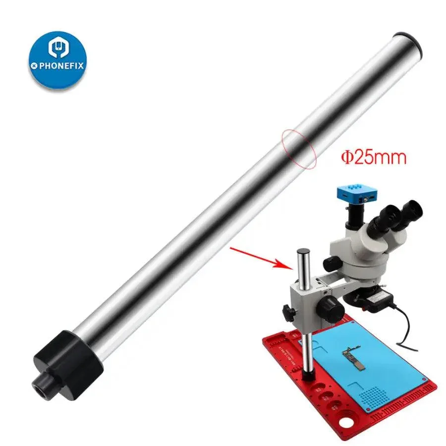 25mm Microscope Stand Metal Microscope Pole Post Extension Rod Pillar - Image 4