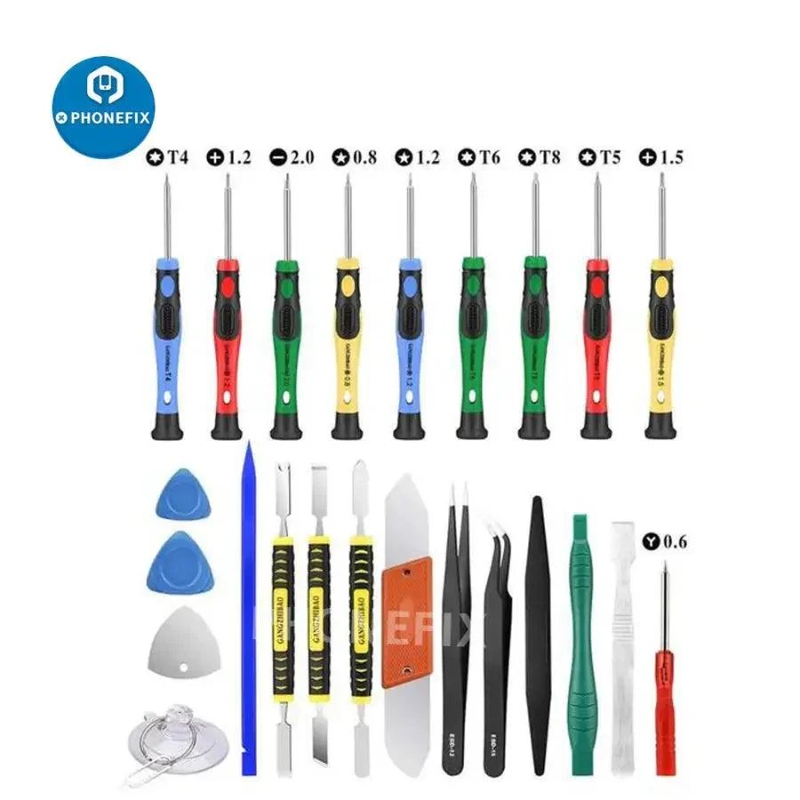 25Pcs Multifunctional Repair Tool Kit With Precision Screwdriver Set - Image 2