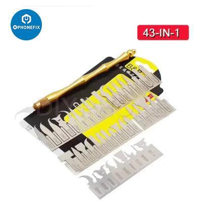 Phone PCB BGA Chip Burin Graver Scraper Cutter Blade Set 43pcs/set - Image 5