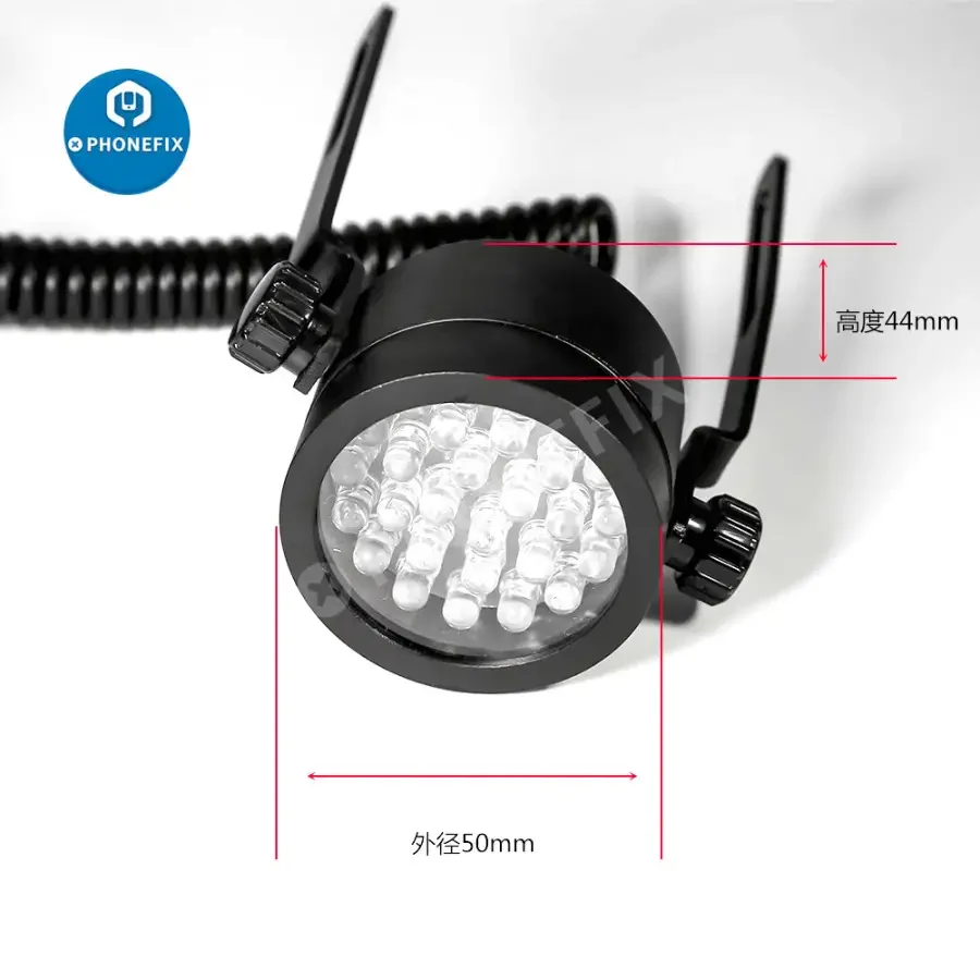 28/56/140 LED Light Lamp For Industrial  Trinocular Stereo Zoom Microscope - Image 7