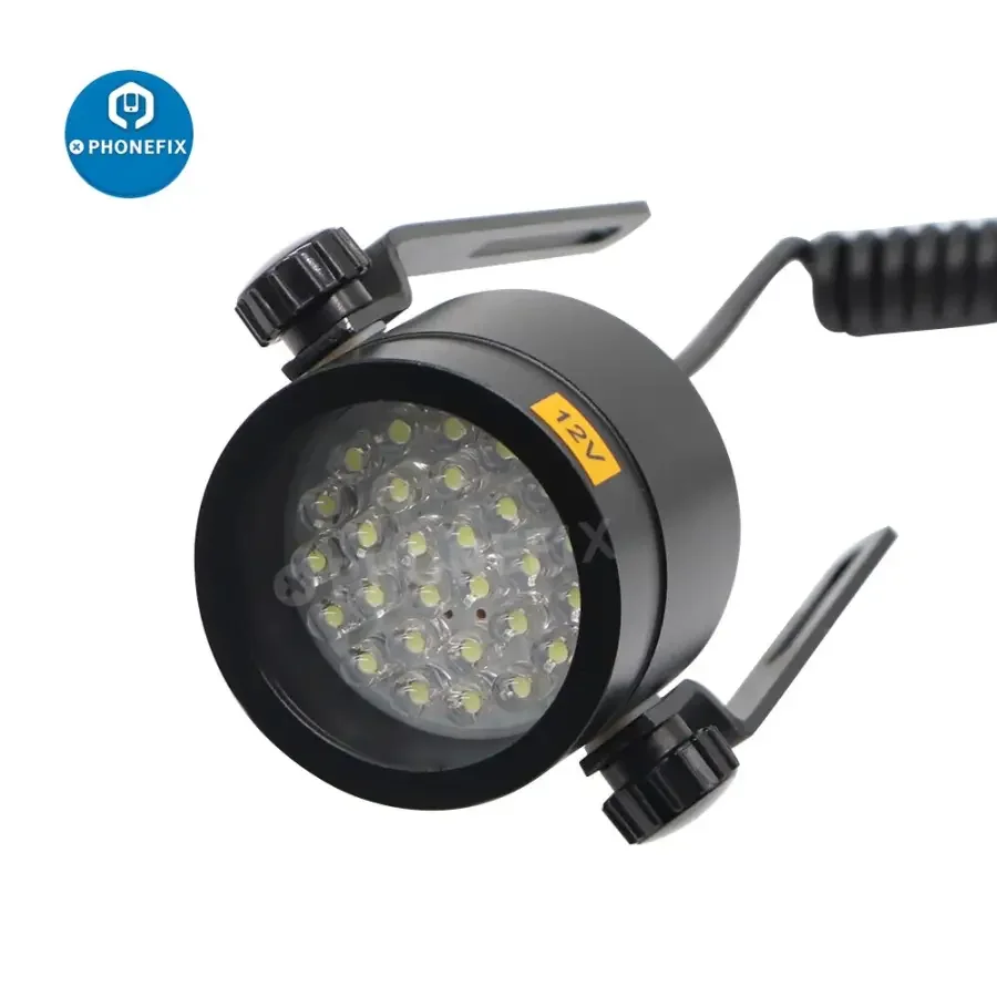 28 LEDs Slant Ring Light Illuminator Oblique Light Source Lamp For Stereo Microscop - Image 12