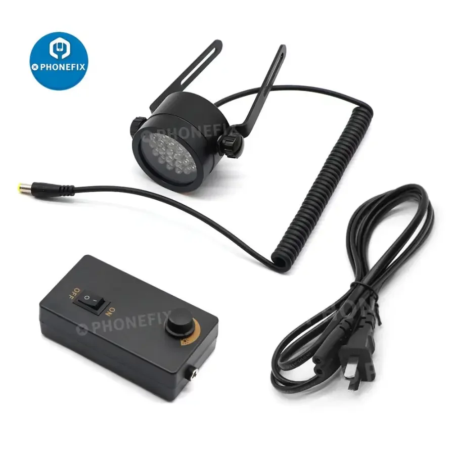28 LEDs Slant Ring Light Illuminator Oblique Light Source Lamp For Stereo Microscop - Image 2