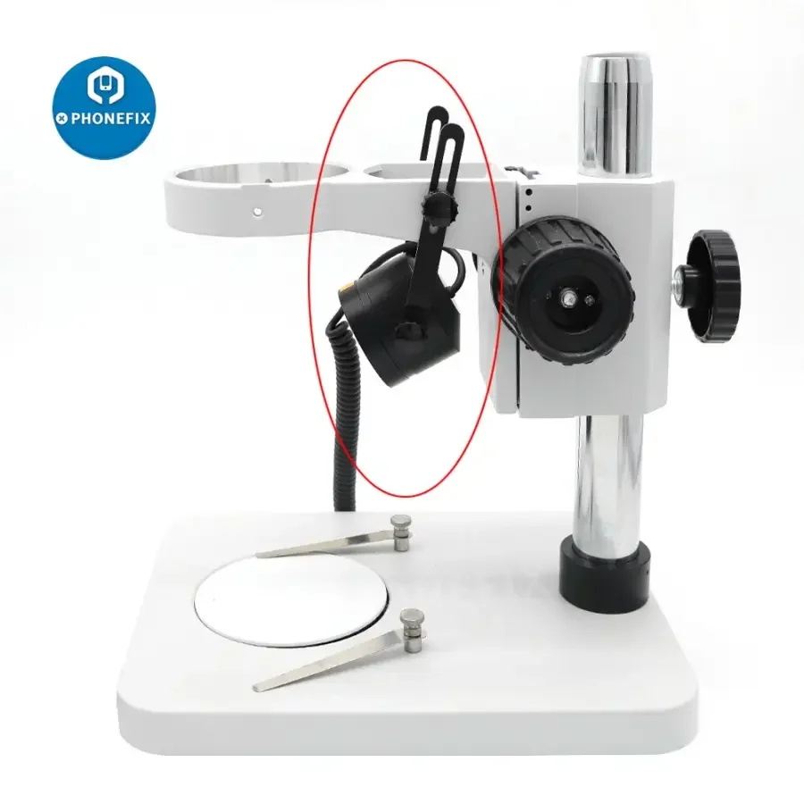 28 LEDs Slant Ring Light Illuminator Oblique Light Source Lamp For Stereo Microscop - Image 5