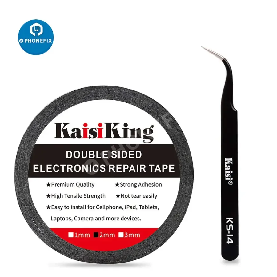 2mm LCD Screen Adhesive Tape With Tweezers For Phone Tablet Repair - Image 5