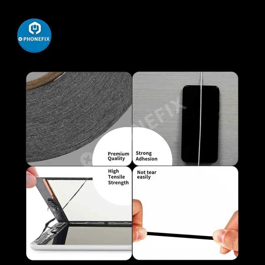 2mm LCD Screen Adhesive Tape With Tweezers For Phone Tablet Repair - Image 6