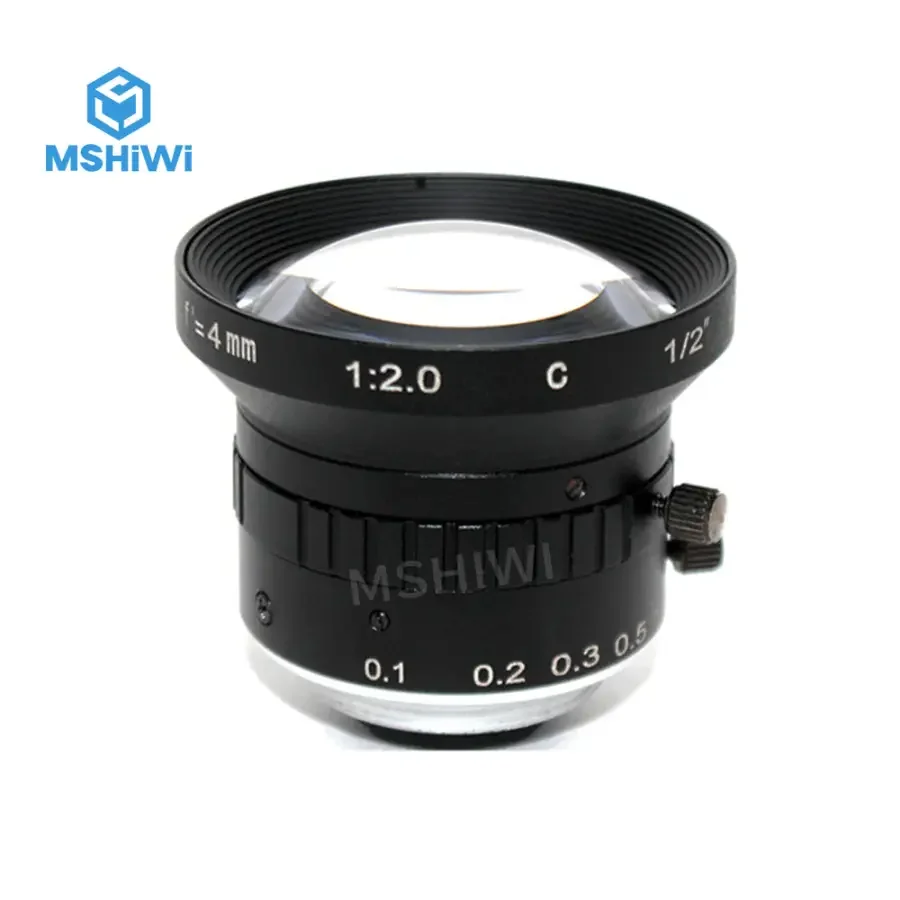 2MP 4mm Prime Lens 1/2'' Aperture F2.0 Industrial Camera Lens - Image 4