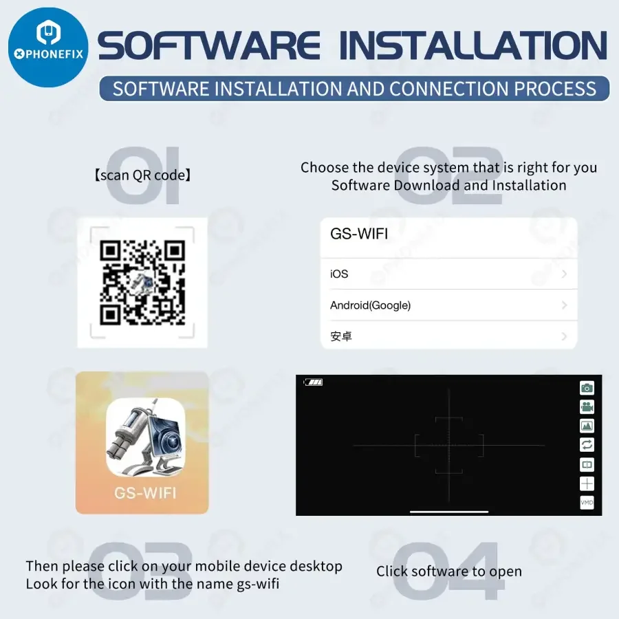2MP 70X Zooming WiFi Smart Digital Telescope with Tripod - Image 4