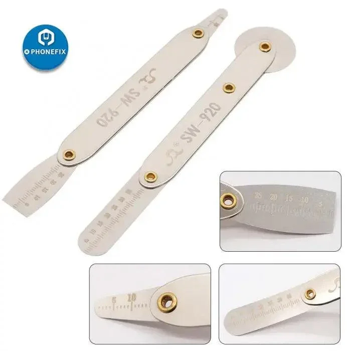 2Pcs Stainless Steel Disassembly Roller Opening Tools Soft Pry Blade - Image 2