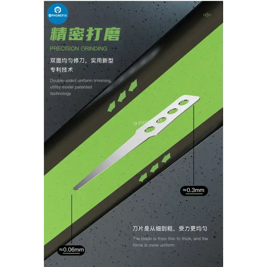 2uFix Special Bent Blade Set IC Removal Mobile Phone Repair - Image 12
