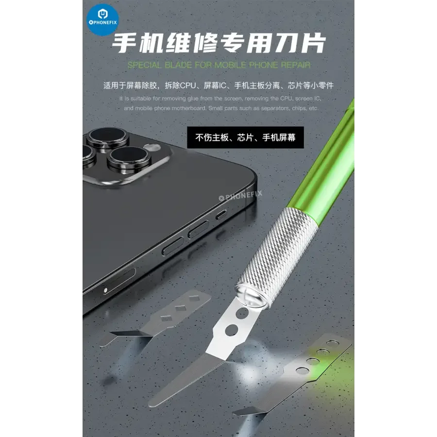 2uFix Special Bent Blade Set IC Removal Mobile Phone Repair - Image 15