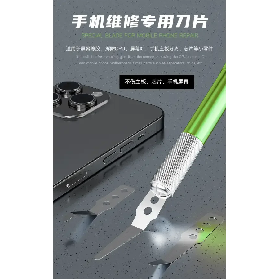 2uFix Special Bent Blade Set IC Removal Mobile Phone Repair - Image 16