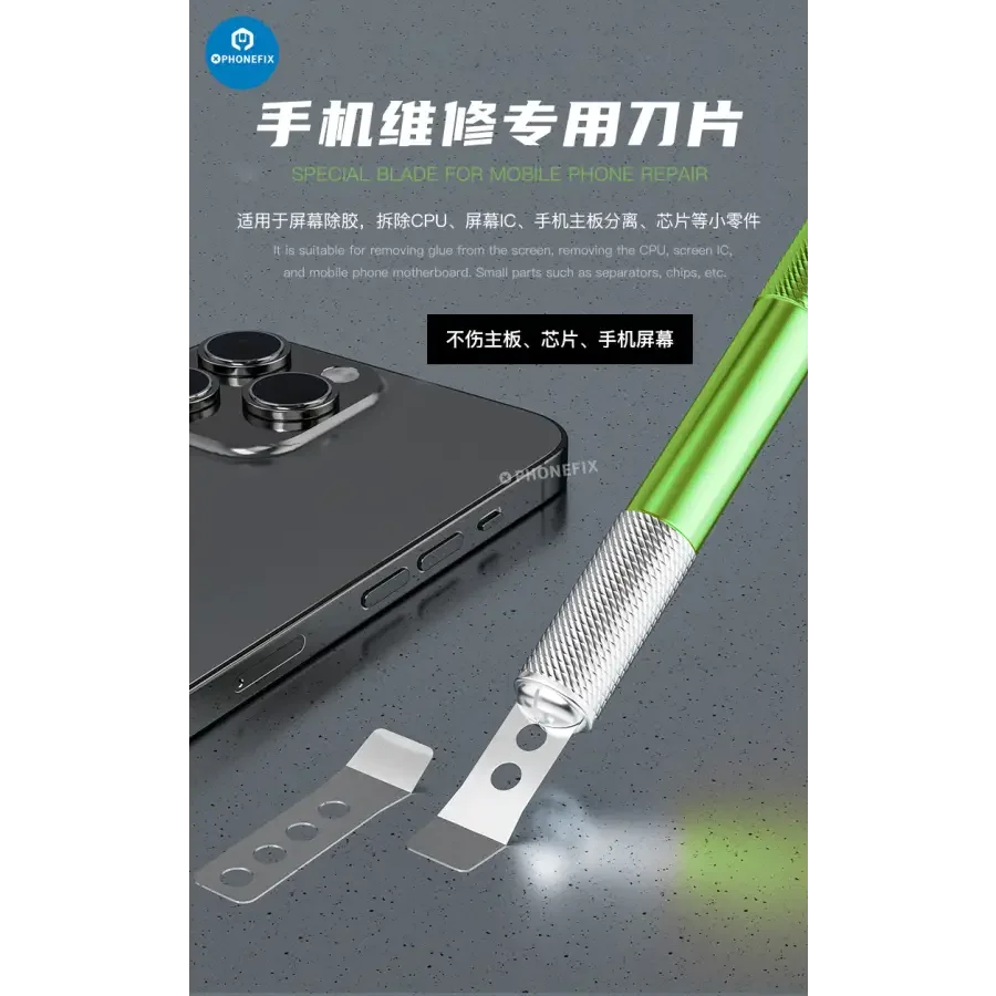 2uFix Special Bent Blade Set IC Removal Mobile Phone Repair - Image 17