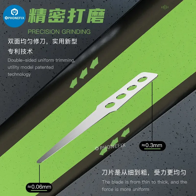 2uFix Special Bent Blade Set IC Removal Mobile Phone Repair - Image 5