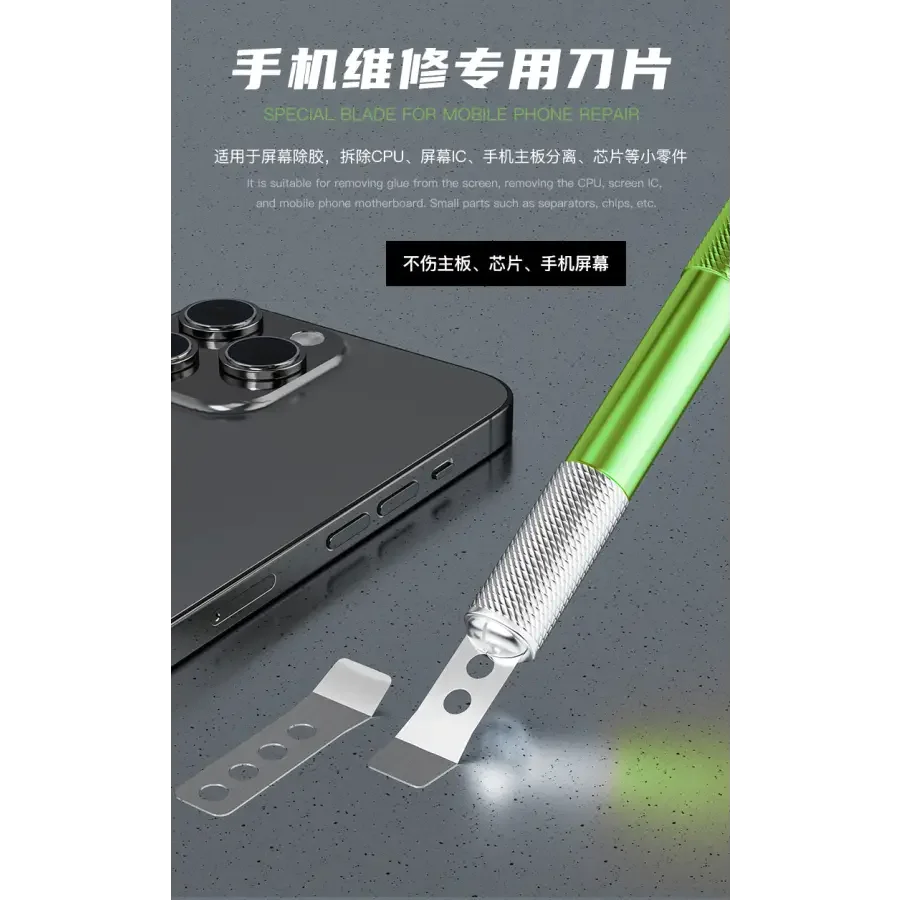 2uFix Special Bent Blade Set IC Removal Mobile Phone Repair - Image 7