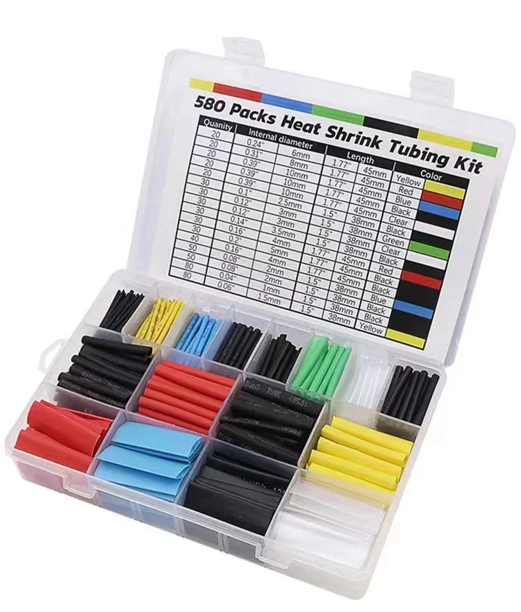 2UUL 6mm 8mm 10mm Pre-Cut Heat Shrink Tubing 200Pcs/set - Image 13
