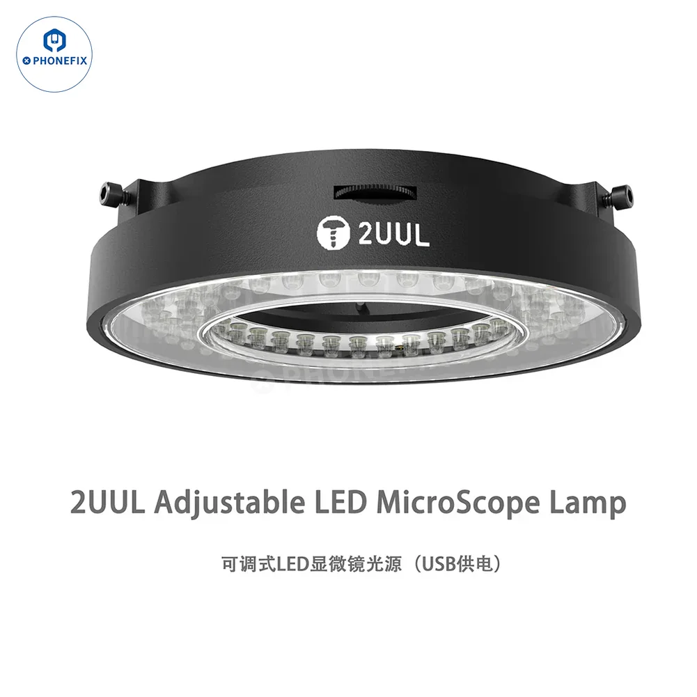 2UUL Adjustable Polarized LED Light Microscope Ring Lamp - Image 13