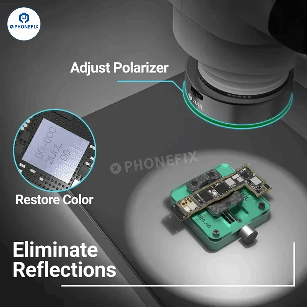 2UUL Adjustable Polarized LED Light Microscope Ring Lamp - Image 4
