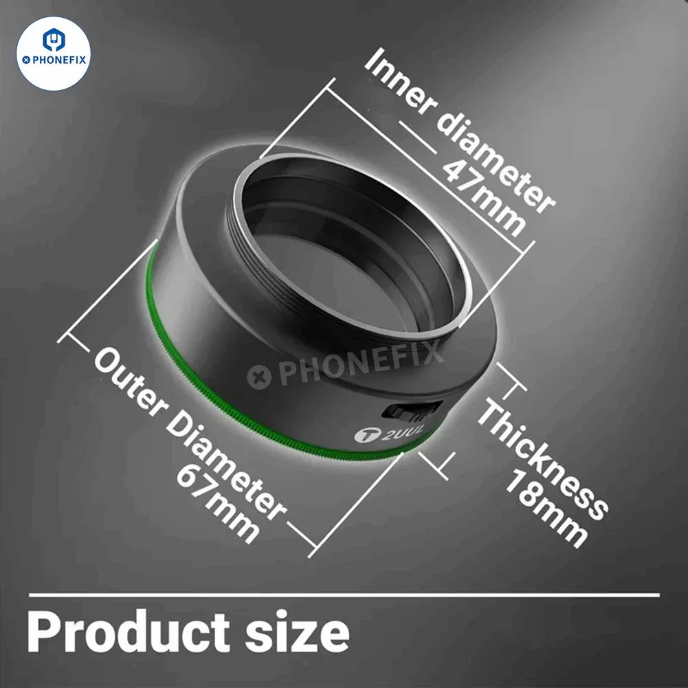 2UUL Adjustable Polarized LED Light Microscope Ring Lamp - Image 8