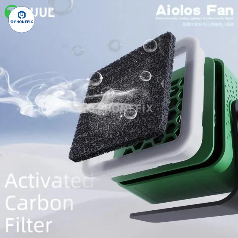 2UUL Aiolos Fan With Cooling Lighting Soldering Smoke Extraction - Image 5
