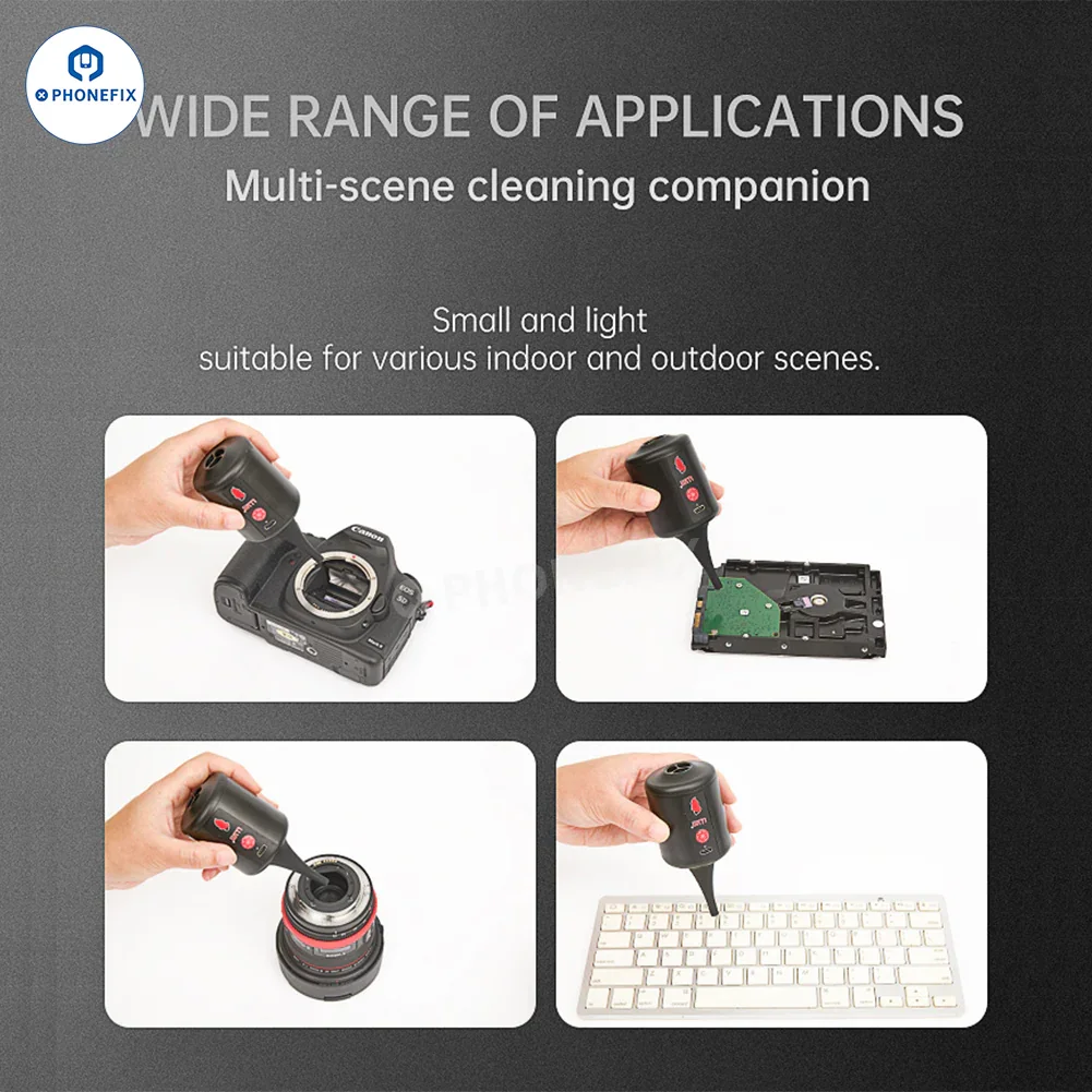 2UUL BB Nano Superpower Fan Cooling Blower Electric Dust Remover - Image 5