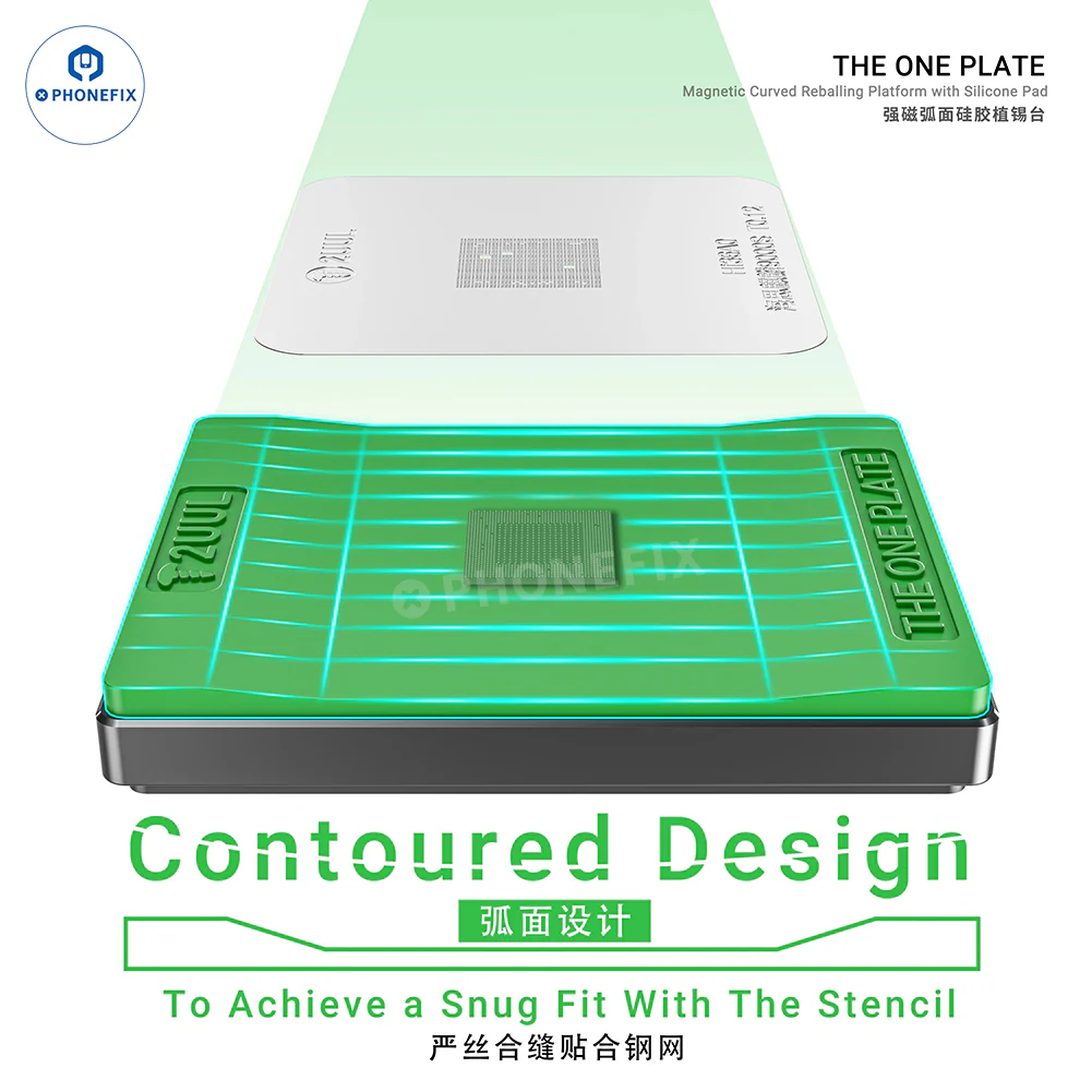 2UUL BH12 THE ONE PLATE Magnetic Reballing Platform & Silicone Pad - Image 4