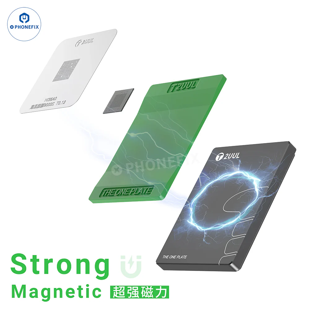 2UUL BH12 THE ONE PLATE Magnetic Reballing Platform & Silicone Pad - Image 5