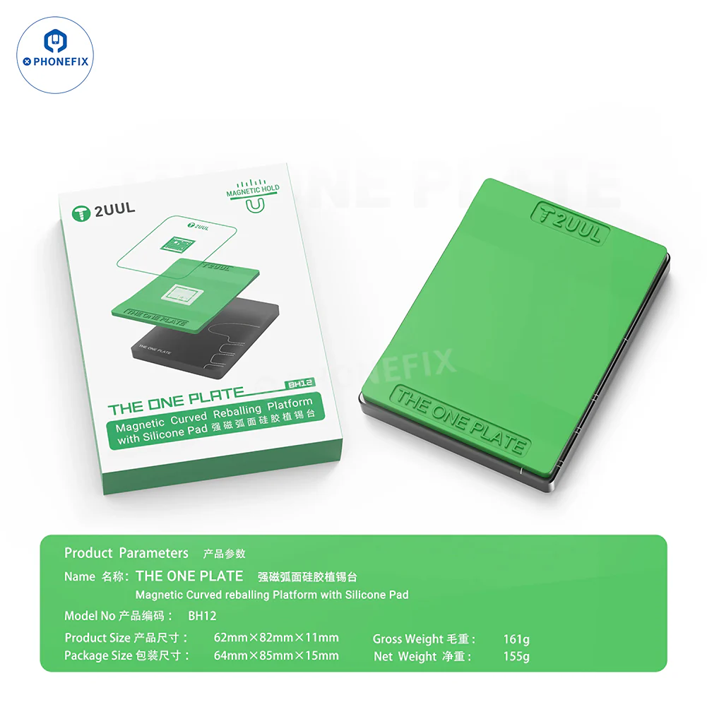 2UUL BH12 THE ONE PLATE Magnetic Reballing Platform & Silicone Pad - Image 6