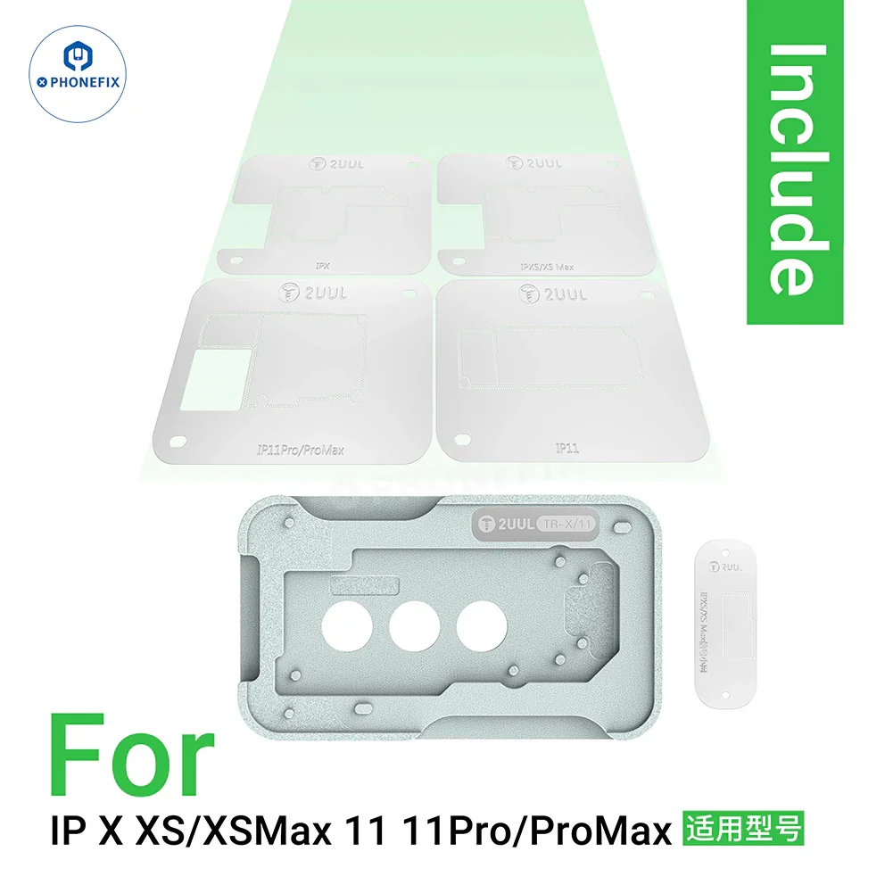 2UUL BH13 Midreball Base for iPhone 12-16 Middle Layer Reballing - Image 11