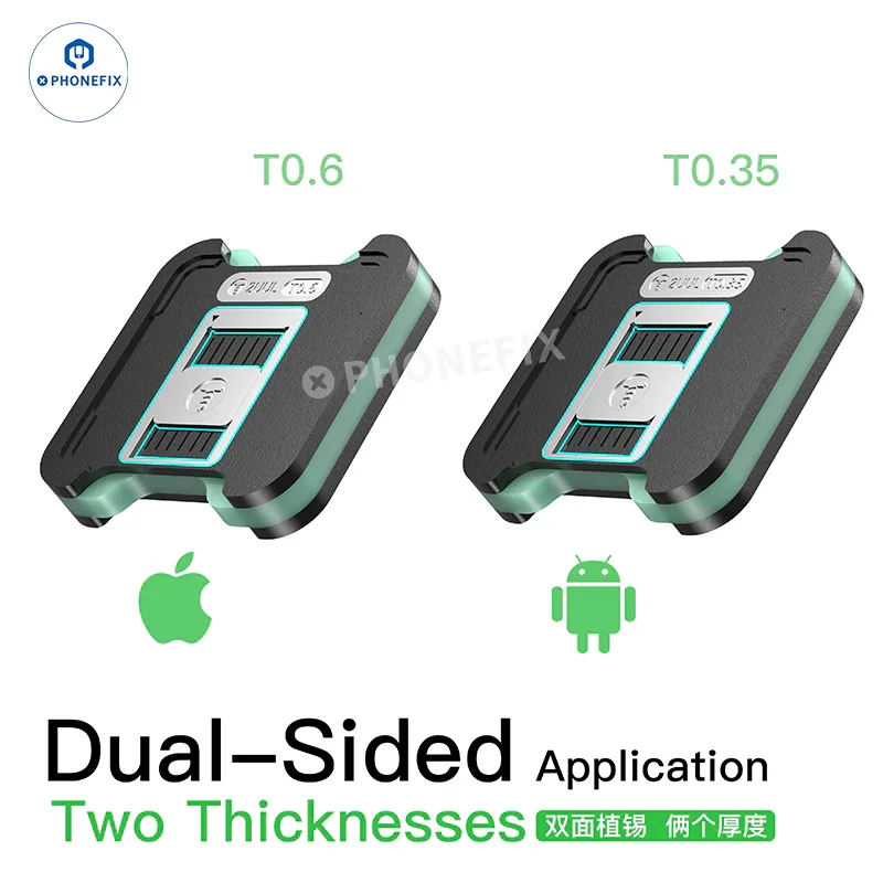 2UUL BH17 CPU Reballing Platform with iPhone A10-A19/Android Stencil - Image 5