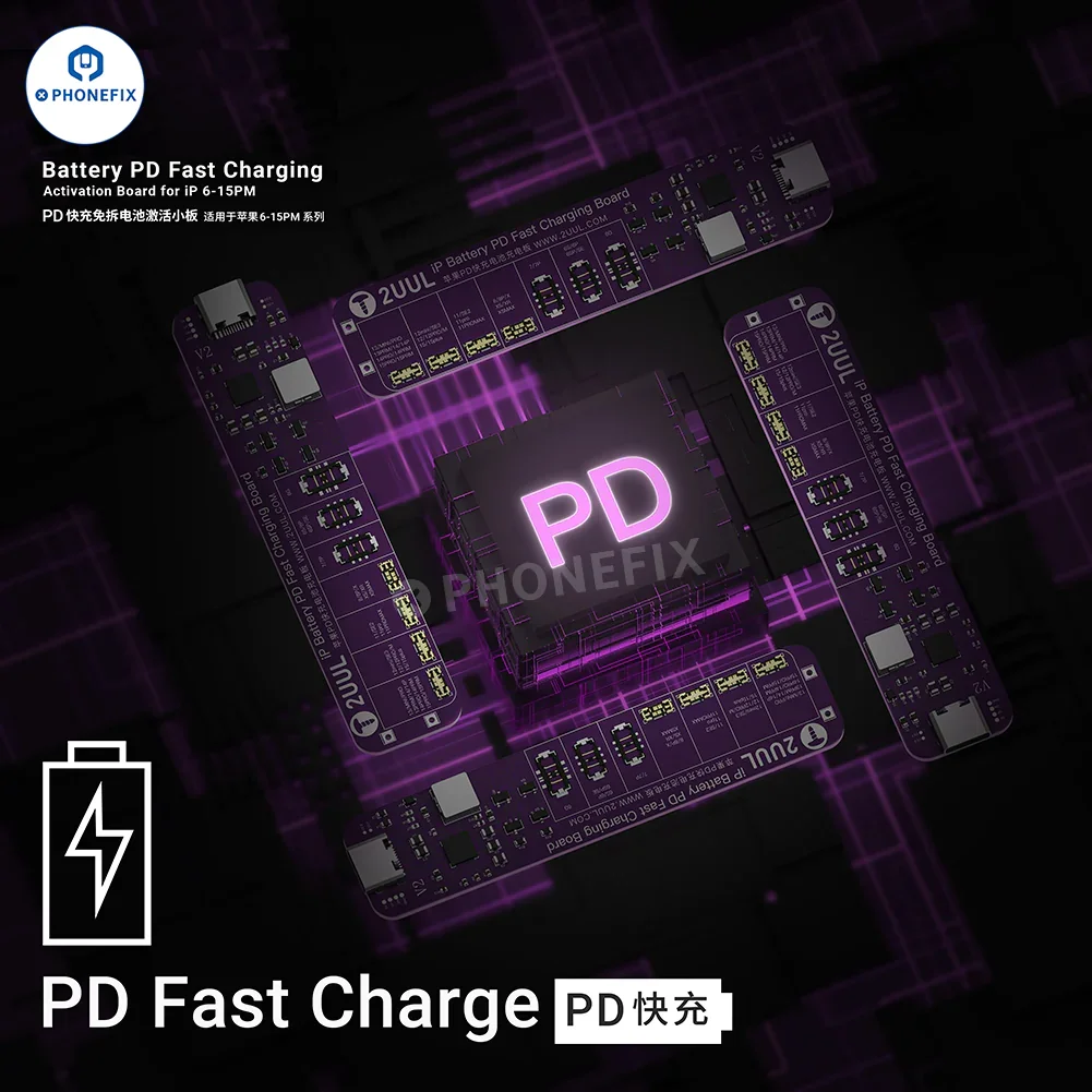 2UUL BT01 iPhone PD Fast Charging Activation Board BT02 Battery Connector - Image 5