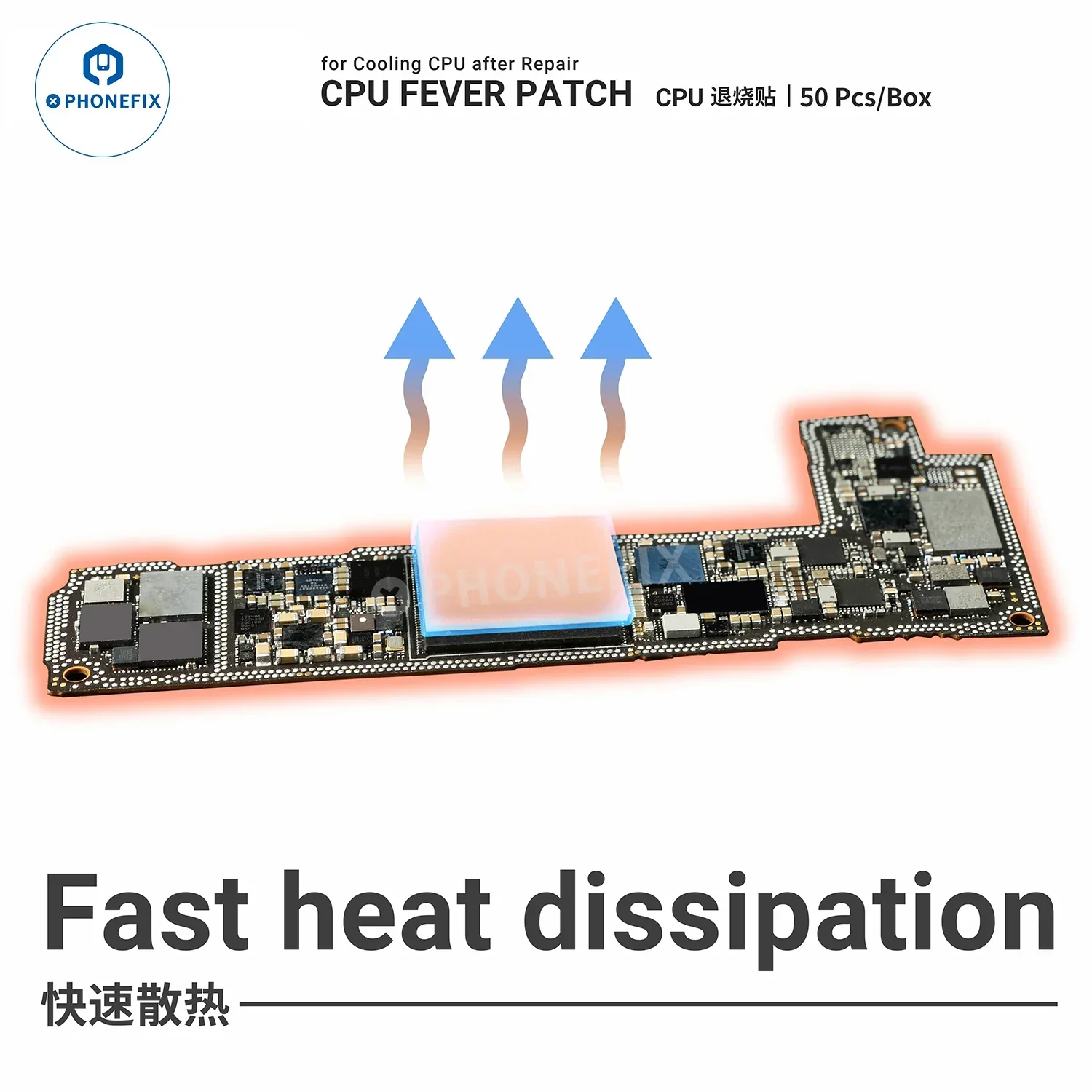2UUL CPU Fever Patch Thermal Paste IC Cooling Copper Sheet - Image 4