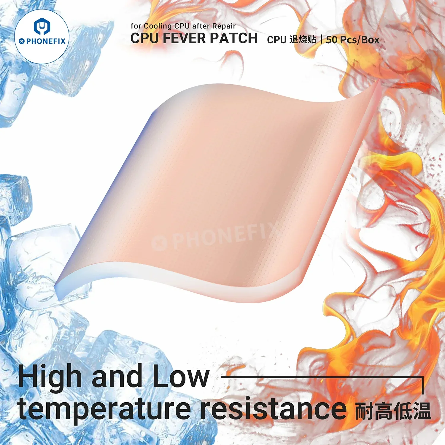 2UUL CPU Fever Patch Thermal Paste IC Cooling Copper Sheet - Image 8