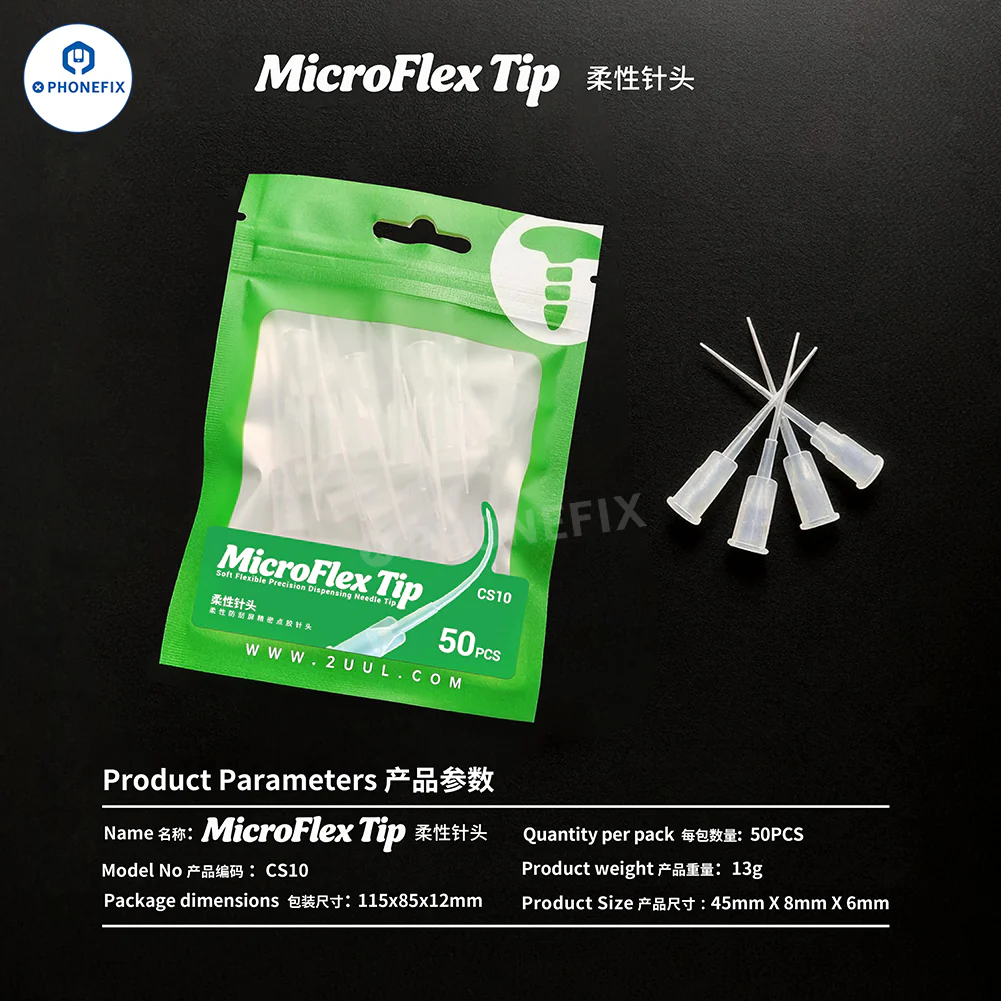 2UUL CS10 MicroFlex Tip Flexible Needle for Liquid Glue Dispensing - Image 7
