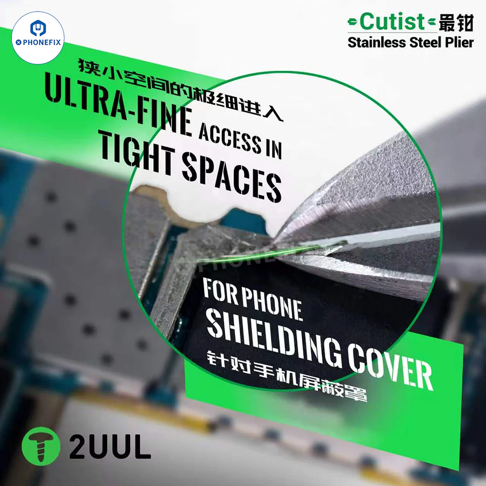 2UUL CT01 Cutist Stainless Steel Cutting Pliers for Phone Repair - Image 2