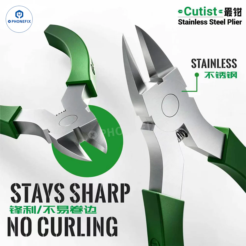 2UUL CT01 Cutist Stainless Steel Cutting Pliers for Phone Repair - Image 5