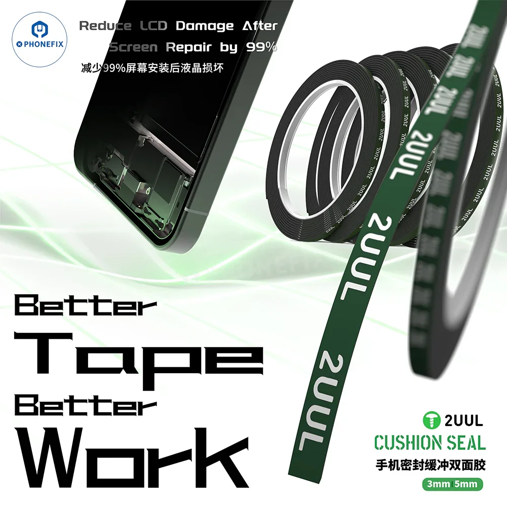 2UUL Cushion Sealing Tape for Mobile Screen/Back Cover/Frame Repair - Image 3