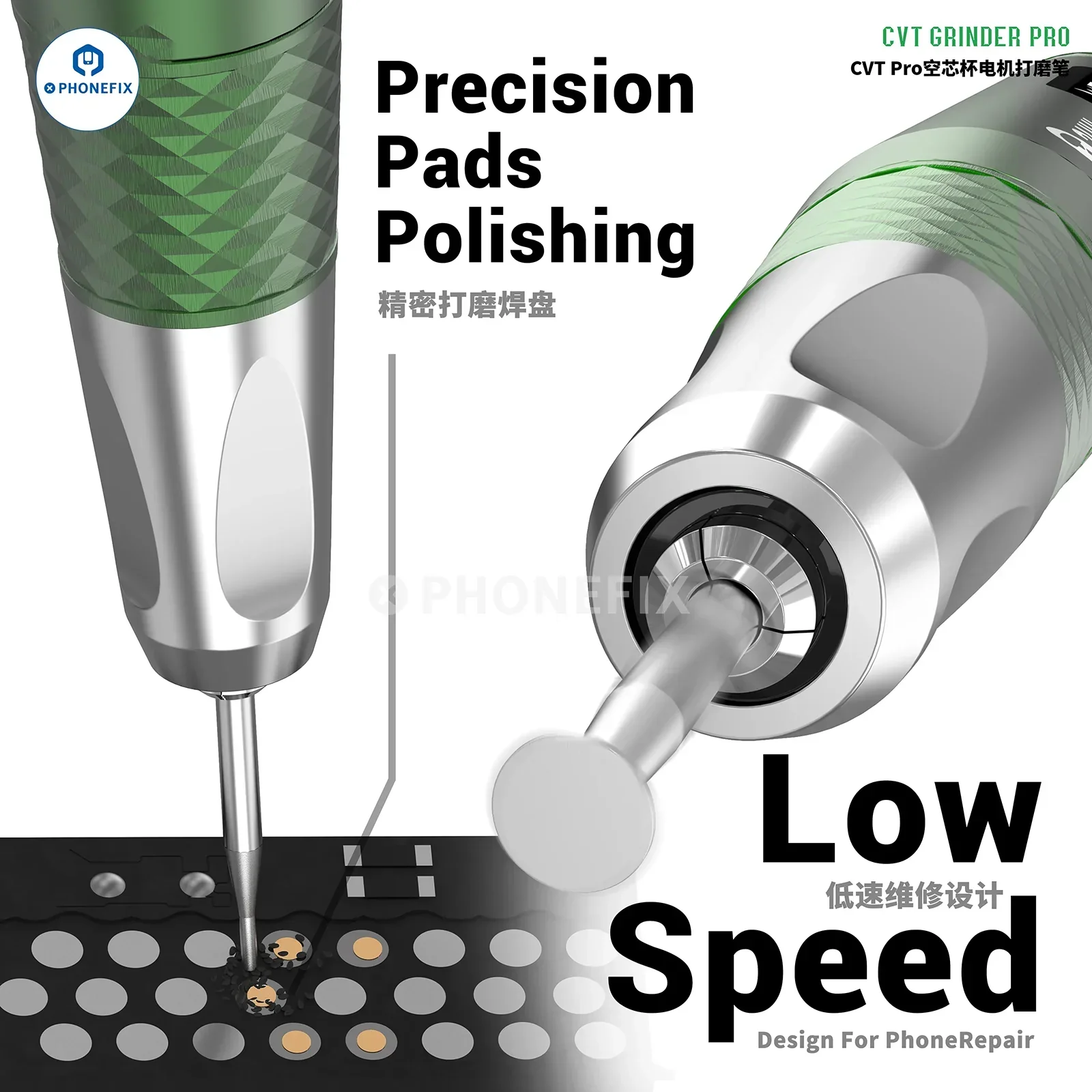 2UUL CVT Grinder Stepless Speed Control PCB IC Grinding Pen - Image 2