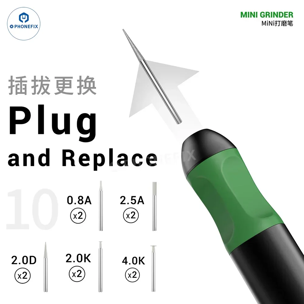 2UUL DA81 Electric Rechargeable Grinding Pen For Chip Change Repair - Image 3