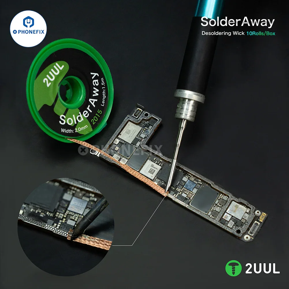 2UUL CY2015 Mobi Solder Away Desoldering Wick For PCB Repair - Image 6