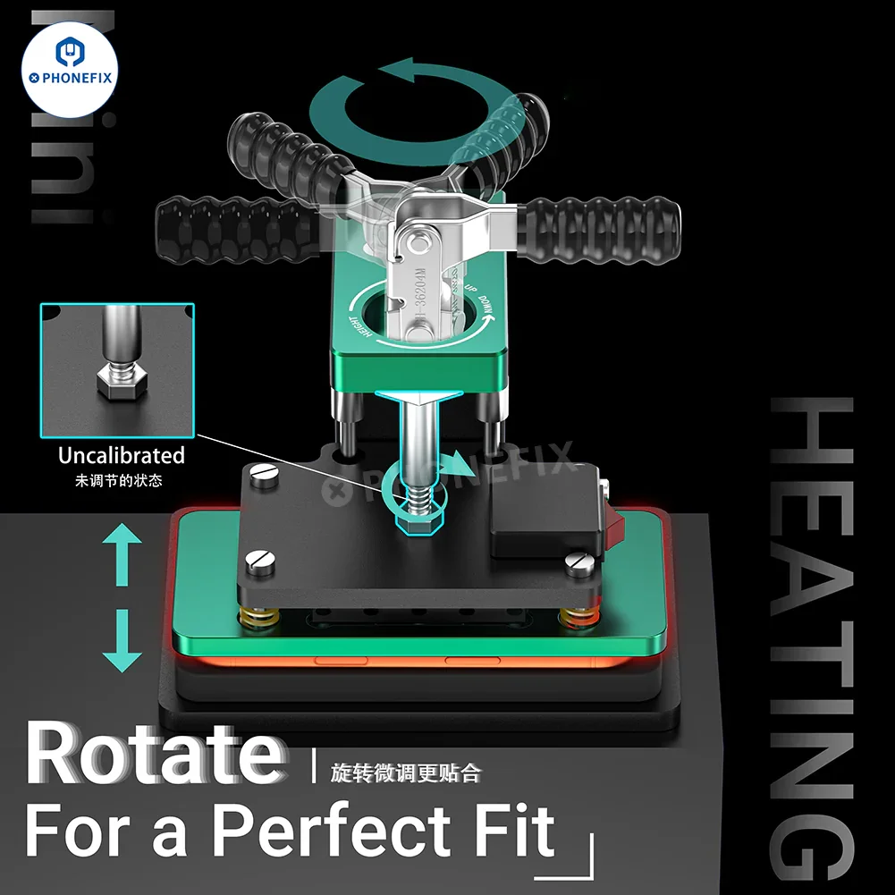 2UUL DA07 Mini Hot Press Station for Phone Frame/Back Cover Repair - Image 4